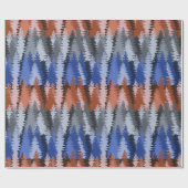 Layered Pine Forest Pattern Cadeaupapier (Vlak)