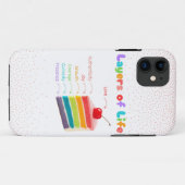Layers of Life - Rainbow Cake van groei en mindset Case-Mate iPhone Case (Achterkant (horizontaal))