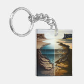 Layers Unveiled Sleutelhanger (Voorkant Links)