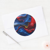 Layers Upon Layers Of Paint Ronde Sticker (Envelop)