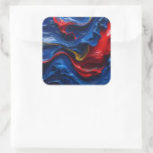 Layers Upon Layers Of Paint Vierkante Sticker (Tas)