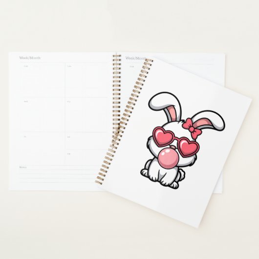 layful Kawaii Rabbit with Bubblegum Bubble (Devant avec enveloppe)