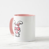 layful Kawaii Rabbit with Bubblegum Bubble Mok (Voorkant links)