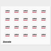 Layla Rocks Ronde Sticker (Vel)