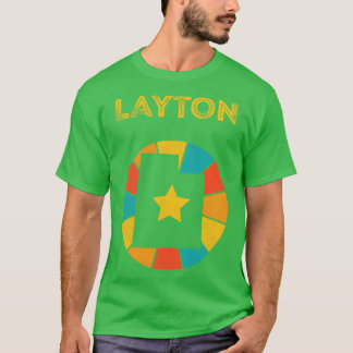 Layton Utah Verdrietig Souvenir 1 T-shirt