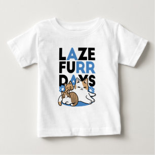 Laze Furr Days - Schattige Lazy Cats Design