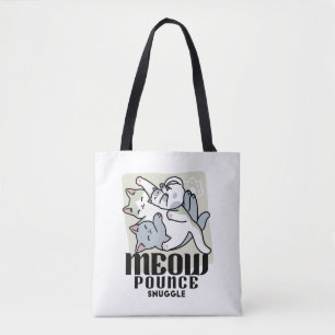 Laze Furr Days - Schattige Lazy Cats Design Draagtas