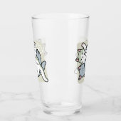 Laze Furr Days - Schattige Lazy Cats Design Glas (Links)