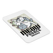 Laze Furr Days - Schattige Lazy Cats Design Magneet (Rechterzijde)