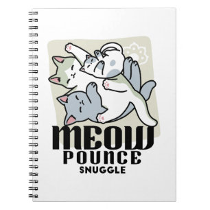 Laze Furr Days - Schattige Lazy Cats Design Notitieboek
