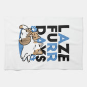 Laze Furr Days - Schattige Lazy Cats Design Theedoek (Horizontaal)
