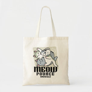 Laze Furr Days - Schattige Lazy Cats Design Tote Bag
