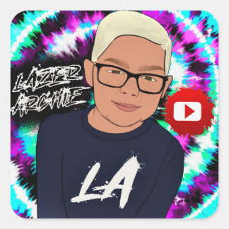 Lazer Archie Stickers