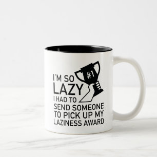 Laziness Award Tweekleurige Koffiemok