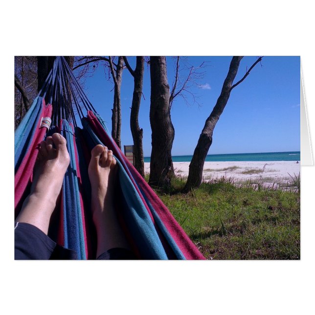 Lazing in Hammock (Voorkant Horizontaal)