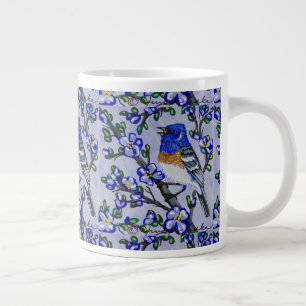 Lazuli Bunting Coffee Cup Jumbo Mok