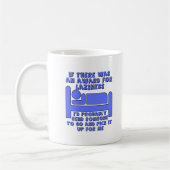 Lazy Award Funny Mug (Gauche)