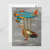 Lazy Bird 2 Briefkaart (Voorkant / Achterkant)