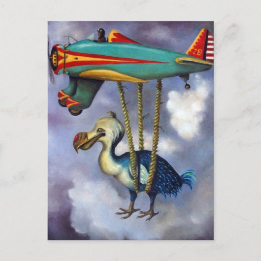 Lazy Bird Briefkaart (Voorkant)