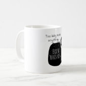 Lazy black cat Mug (Devant gauche)