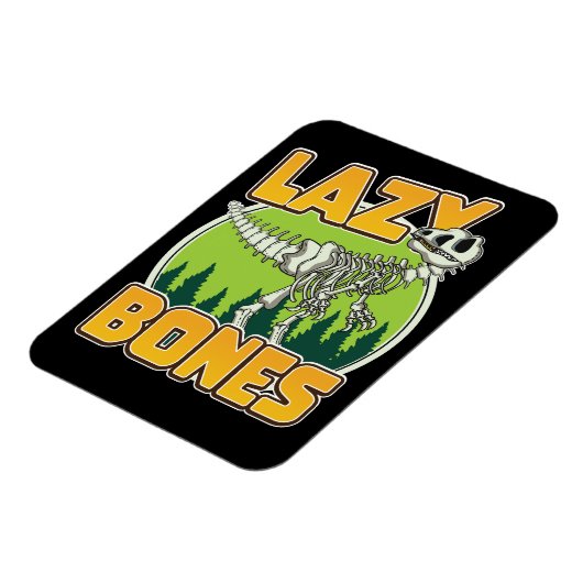 Lazy Bones cartoonalogo Magneet (Linkerzijde)