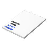Lazy Butt Psychiatrist Notitieblok (Gedraaid)