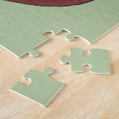 Lazy Cat Bed Groen Grappig Legpuzzel (Zijkant)