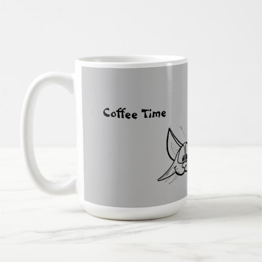 LAZY CAT CAFÉ MUG (Gauche)