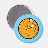 Lazy Cat Days Magnet (Recto/Verso)