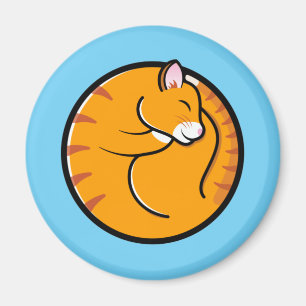 Lazy Cat Days Magnet Magneet
