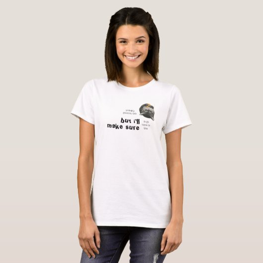 Lazy Cat Funny t-shirt (Voorkant volledig)