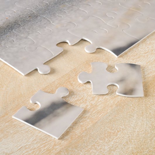 Lazy Cat Lounging op Porch Legpuzzel (Zijkant)