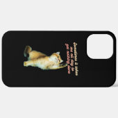 Lazy Cat Lover Funny Cute Cat Case-Mate iPhone Case (Achterkant / Rechts)