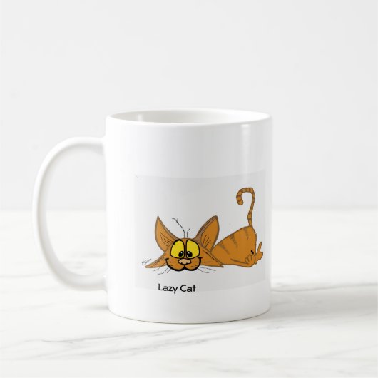 Lazy Cat Mug (Gauche)