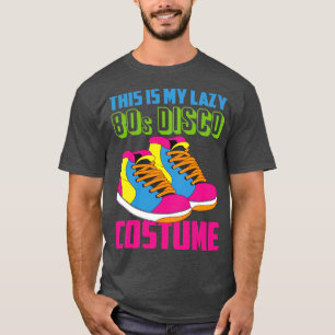 Lazy Costume Retro 80s Disco Party 80s Generation T-shirt