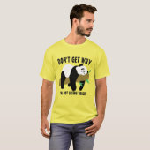  Lazy Couch Potato Funny Animal Joke T-shirt (Voorkant volledig)