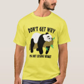 Lazy Couch Potato Funny Animal Joke T-shirt (Voorkant)