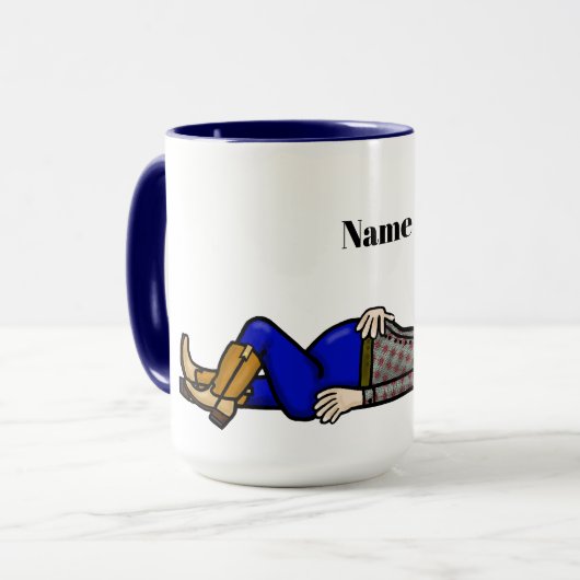 Lazy Cowboy Mug (Devant gauche)