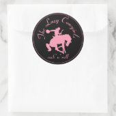 Lazy Cowgirls sticker - grand (Sac)