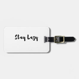 Lazy Day Bliss Bagagelabel