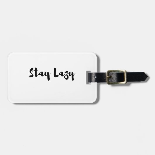 Lazy Day Bliss Bagagelabel (Voorkant horizontaal)