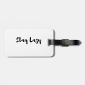 Lazy Day Bliss Bagagelabel (Achterkant horizontaal)