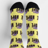 Lazy Day Luiaard - "Nope" - Voor Luiaards Sokken (Top)