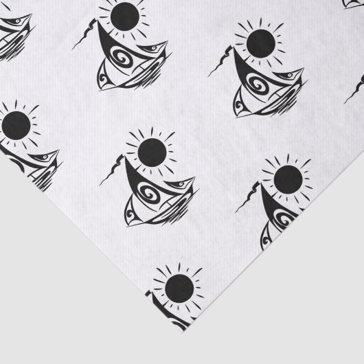 Lazy Day Sailing Tissuepapier (Detail)