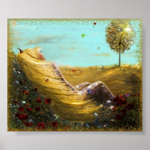 Lazy Days of Summer (druk) Poster