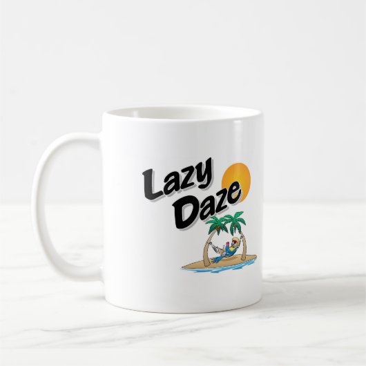Lazy Dazy Parrot Coffee Mok (Links)