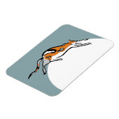 Lazy Fat Tricolor Funny Cat Magneet (Linkerzijde)