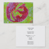 Lazy Fox. Visitekaartje (Voorkant / Achterkant)