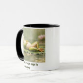 Lazy Frog Mug – Do Nothing Frog Mode Funny Coffee  (Devant gauche)