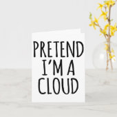 Lazy Funny Halloween kostuum - Cloud Gift Sky High Kaart (Gele Bloem)